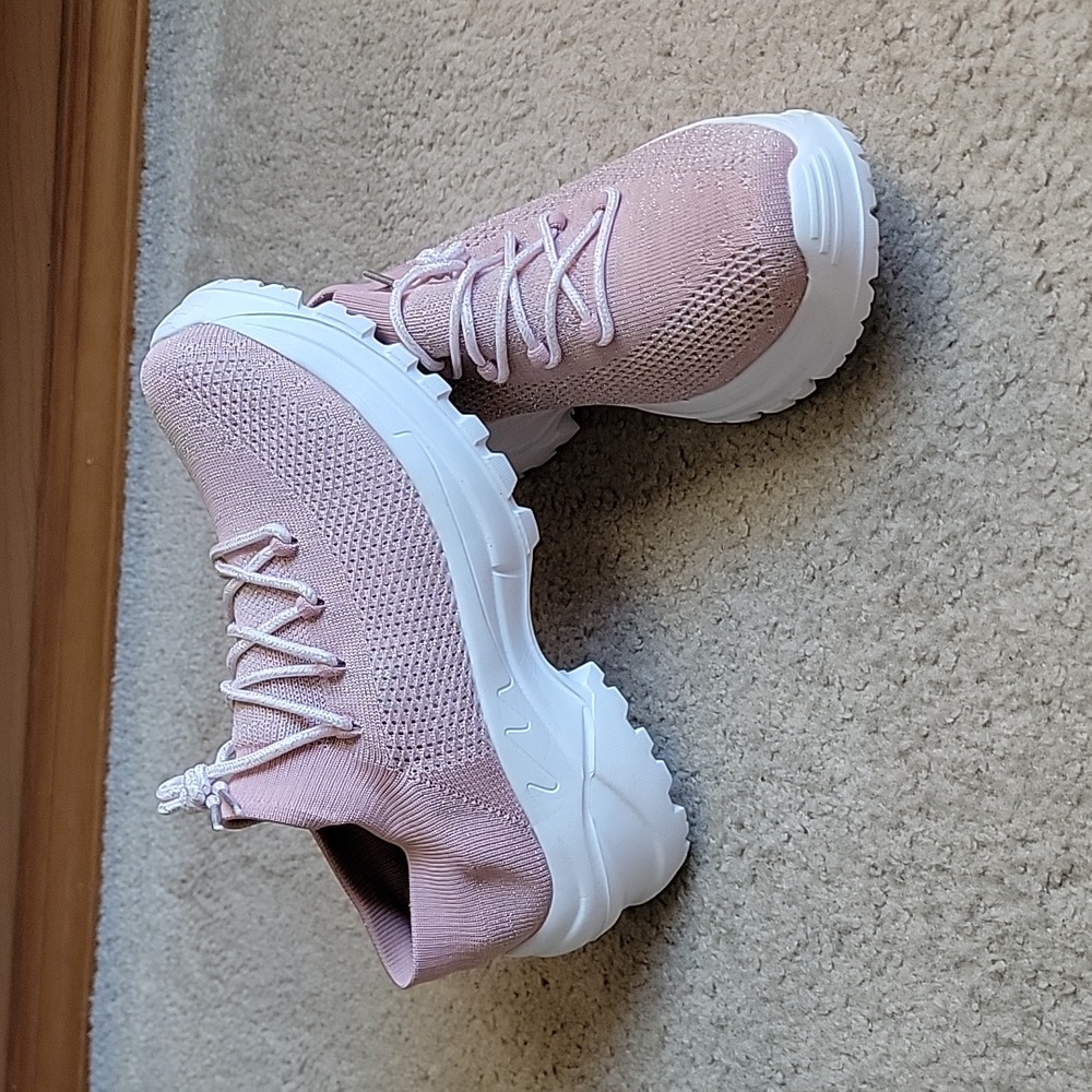 Sparkly Pink Tennis Shoes